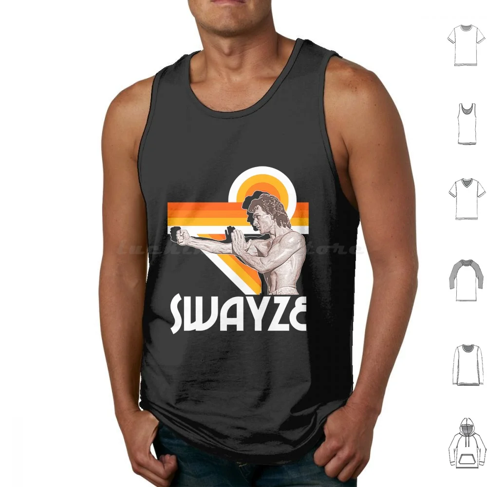 Swayze Swayze Swayze Swayze Fan Gift Tank Tops Print Cotton Point Break Swayze Partick Swayze Classic Fan Dance 80S Movie