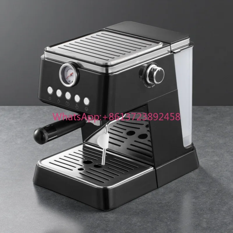 Italian High-Pressure Extraction Semi-Automatic Espresso Machine Smart Coffee Maker Milk Froth Pump for Home Use Cross-Border