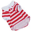 Chihuahua Clothes Lapel Puppy Pet Cute Shirt T Clothes Dog Clothes Cotton Stripe Pet Clothes Big Dog Clothes Girl