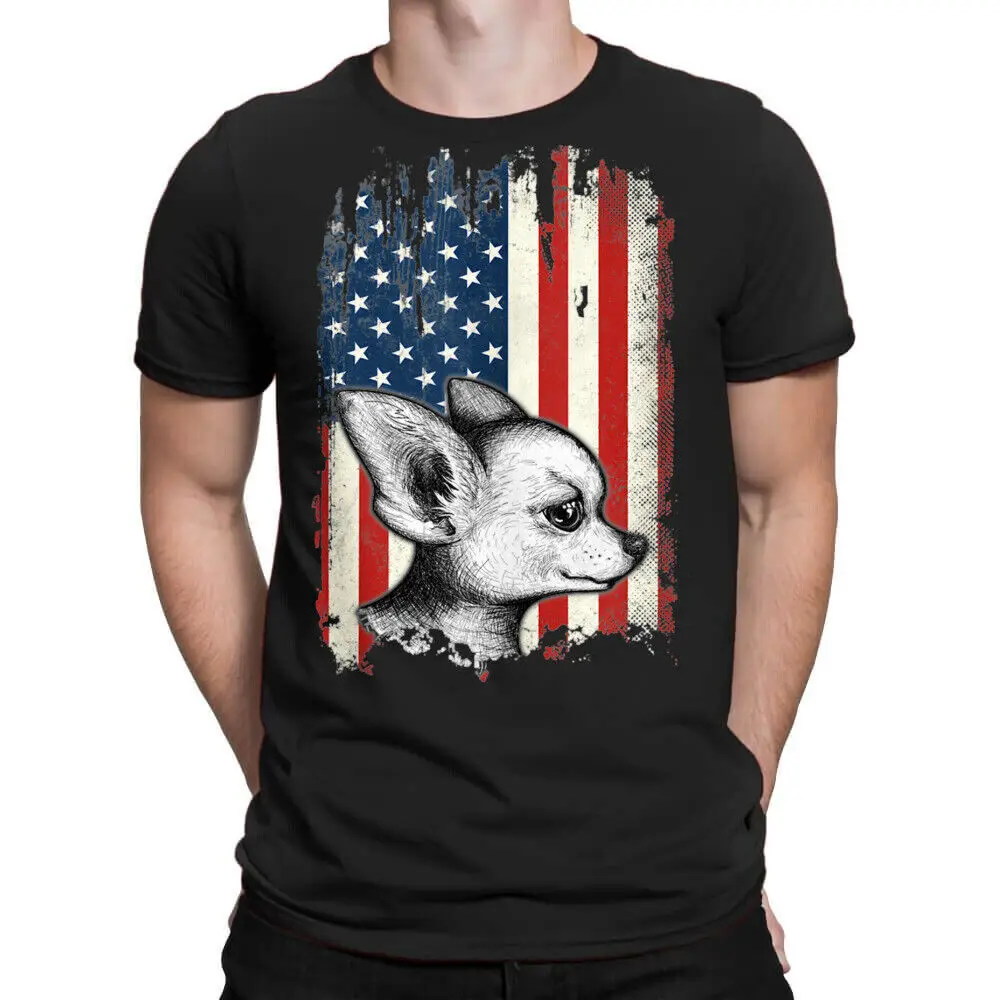 BEST TO BUY Unique Chihuahua Dog Usa Flag Patriotic 4th Of July T-Shirt