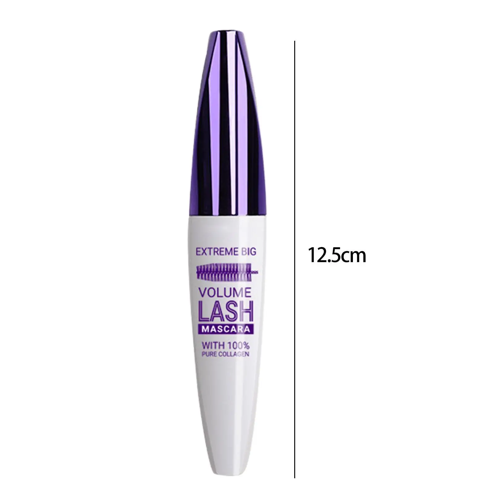 5D Voluminous Fiber Mascara Waterproof No Clumping Smudging All Day Exquisitely Full Lengthening and Thick Voluminous Eyelashes