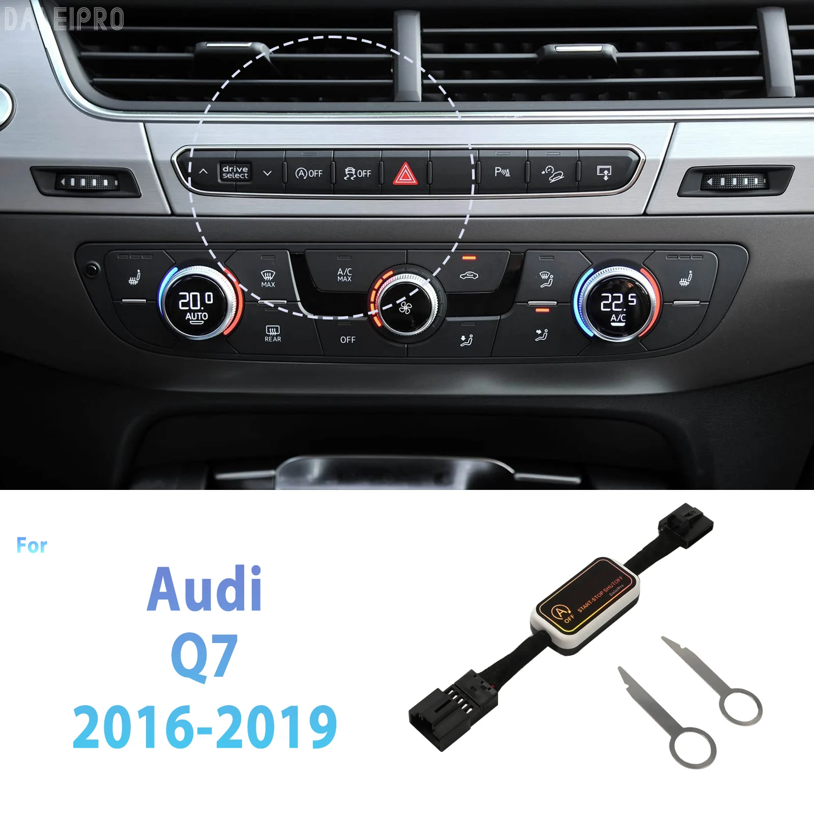 

For Audi Q7 2016 2017 2018 2019 Automatic Stop Start Engine System Memory Module Cancel Car Auto Start Stop Switch Accessories