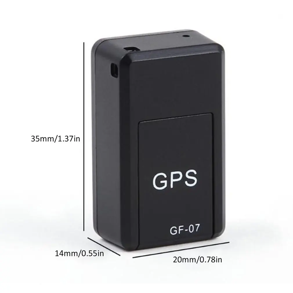 Magnetic GF-07 GSM Mini GPS Tracker Real Time Tracking Locator-Device Mini GPS Real Time Car Locator Tracker Tracking Device