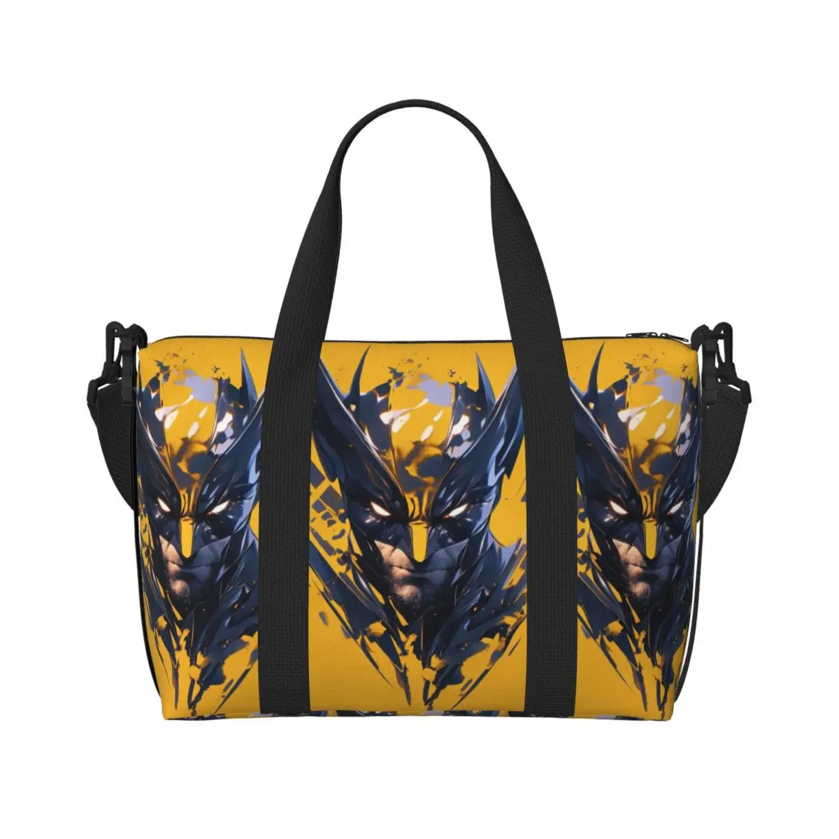 

Custom Wolverine Beach Tote Bag Women Classical Film Big Compartment Gym Beach Travel Bags
