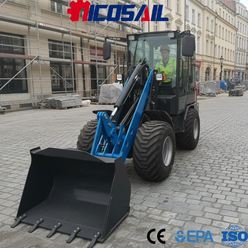 

Custom Mini Telescopic Loader ZL918X Euro 5 CE Compact Loader with High Reach for Agriculture and Garden Use