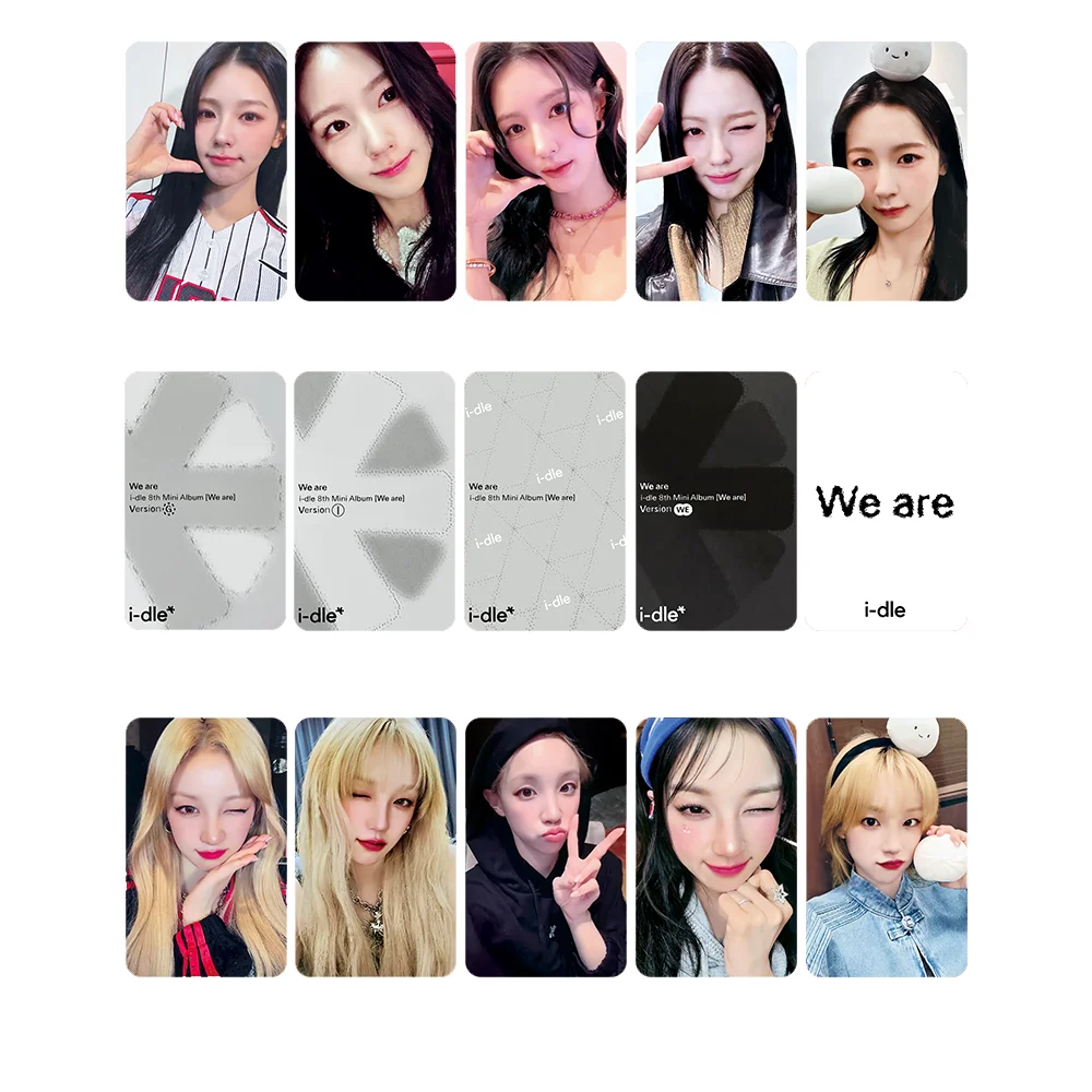 

5PCS KPOP I-DLE Member Personal PhotoCard Store Benefits Selfie Card SOYEON MINNIE YUQI MIYEON Fans Collection Gifts