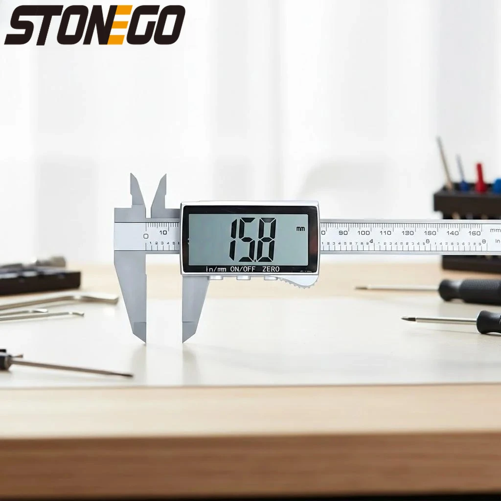 

6 Inch 0 150mm Digital Vernier Caliper LCD Display Inch Metric Conversion High Precision Measurement Tool