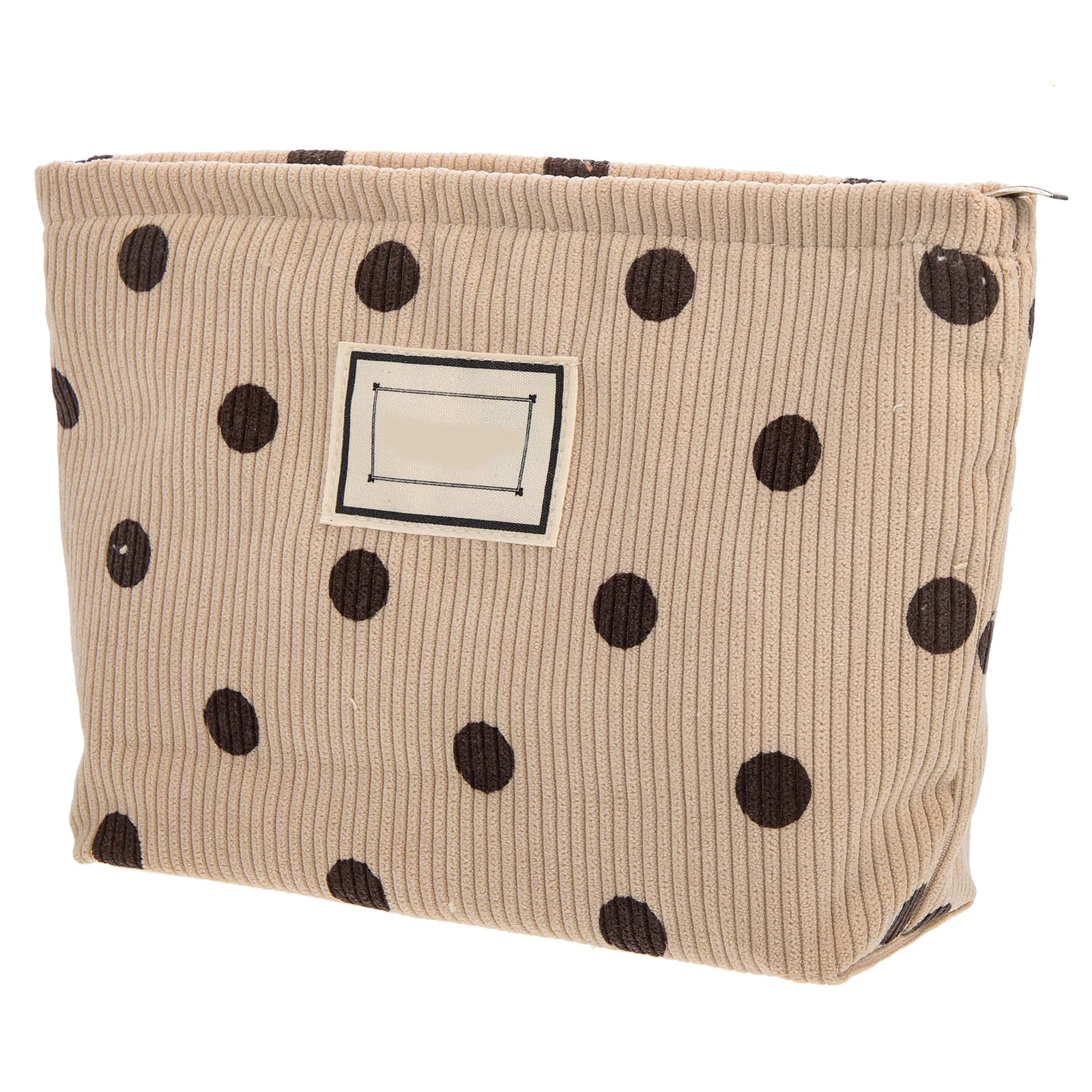 

Corduroy Bag Large Capacity Printing Makeup Pouch For Travel Outdoor Toiletry Storage Organizer Zipper Pouch