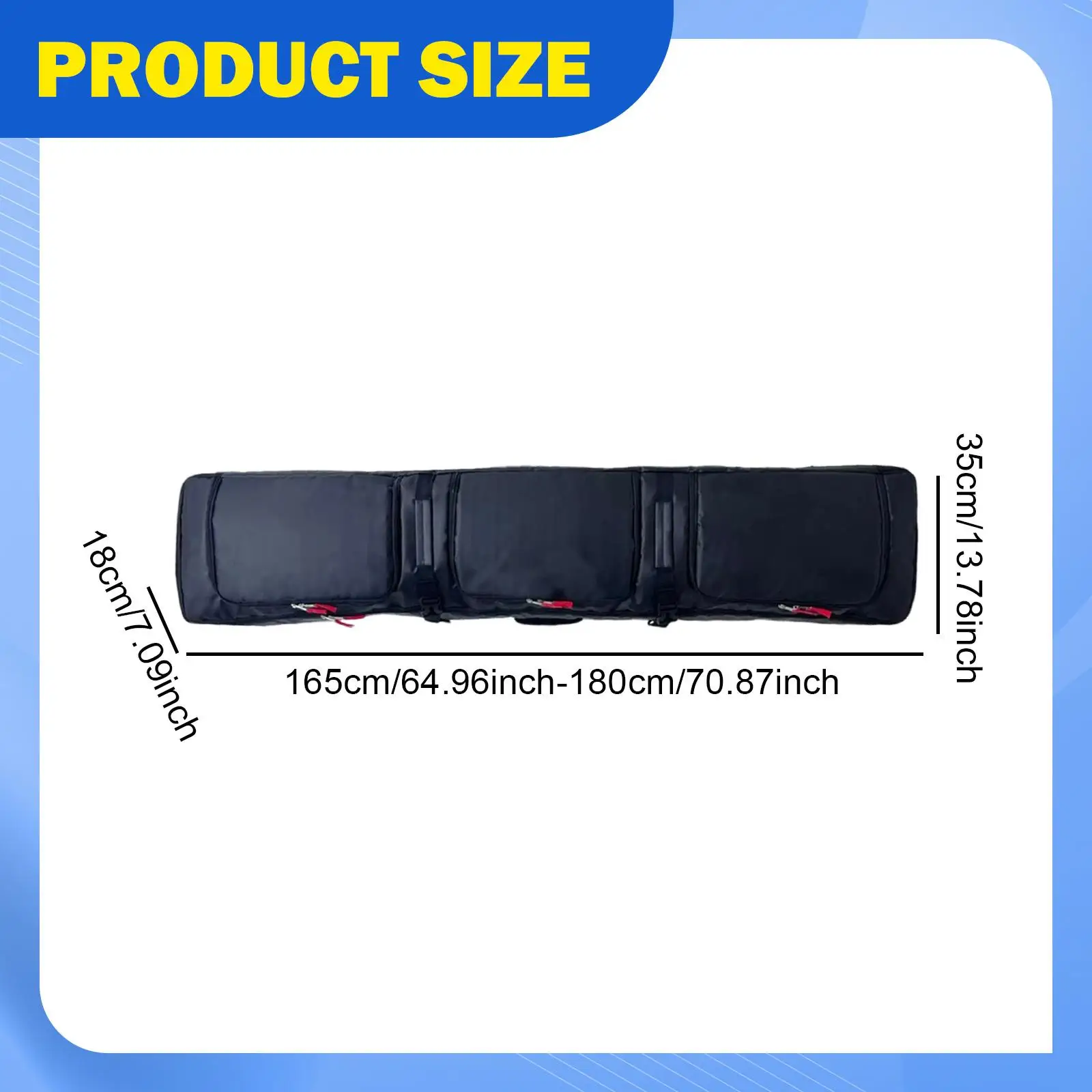 حقيبة تزلج ذات سعة كبيرة على الجليد حقيبة للنقل والتزلج للبالغين