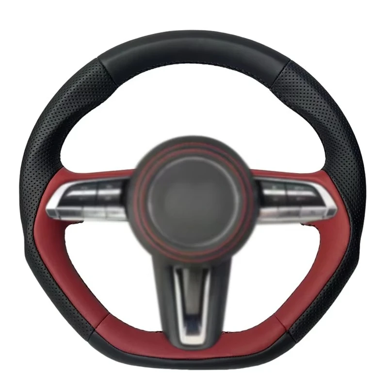 

Custom Sports Leather Universal Steering Wheel For 2019-2020 Mazda 3 Axela CX3 CX5 CX-30 Latest Mazda Steering Wheel
