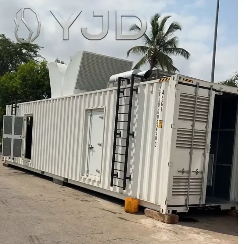 Global Power 5 Container Type Diesel Generator 60Hz 400V Remote Control Super Silent Open Frame ATS 90% 1800 RPM