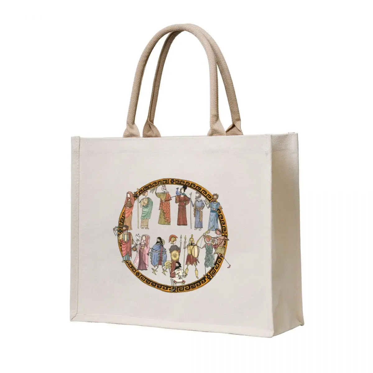 

Greek Myth Comix - the Olympians in Colour! With tondo. Tote Bag Eco bag Women's shopper Cloth bag