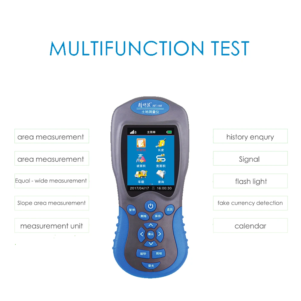 Imagem -06 - Noyafa Nf188 Gps Land Meter Dispositivo de Teste Equipamento Pesquisa Uso Fazenda Terra Levantamento Mapeamento Área Comprimento ao ar Livre Ferramenta Medição