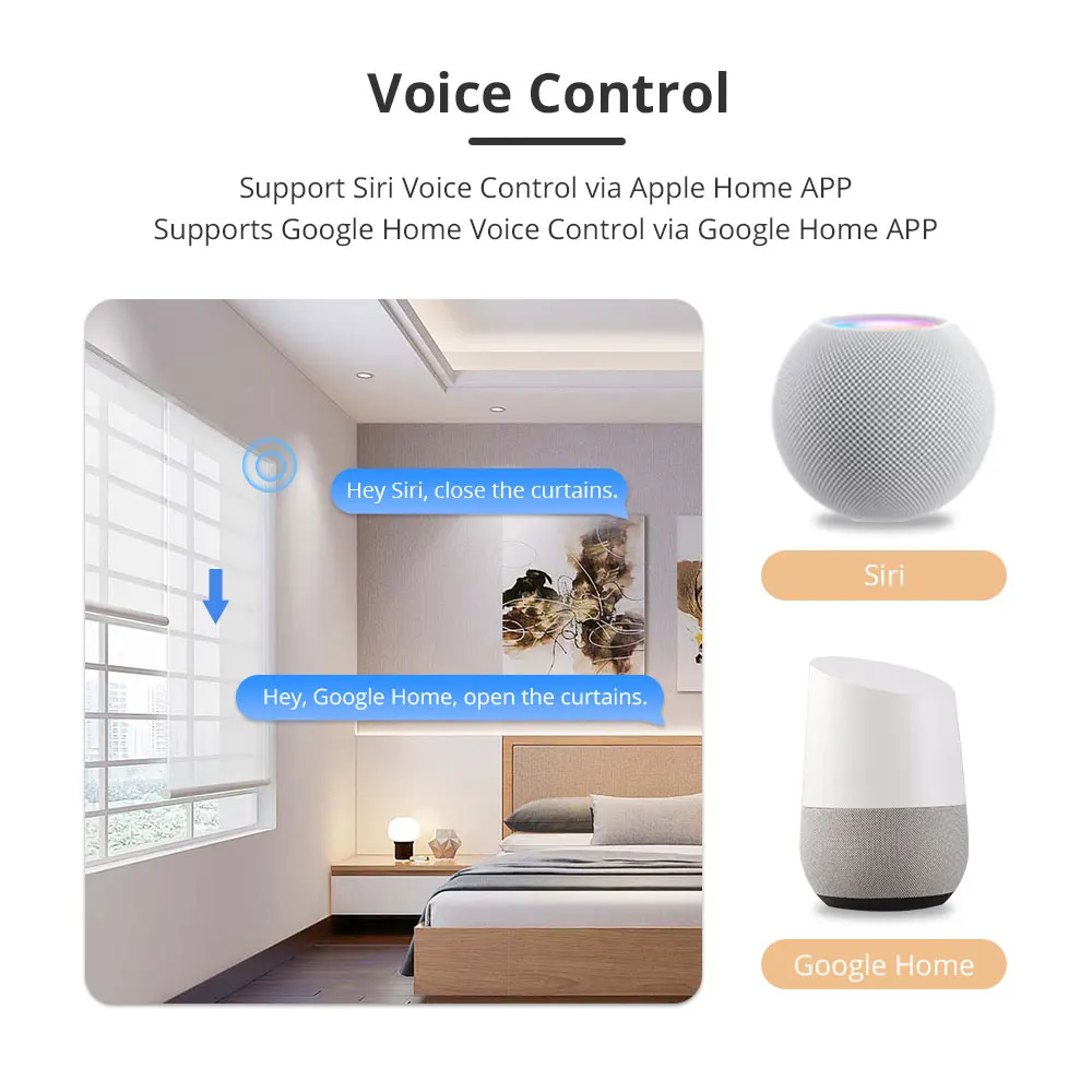 Zemismart Matter Thread Smart Rolgordijnen Motor Ingebouwde batterij voor 37 38 mm buis Alexa Google Home Smartthings Homekit