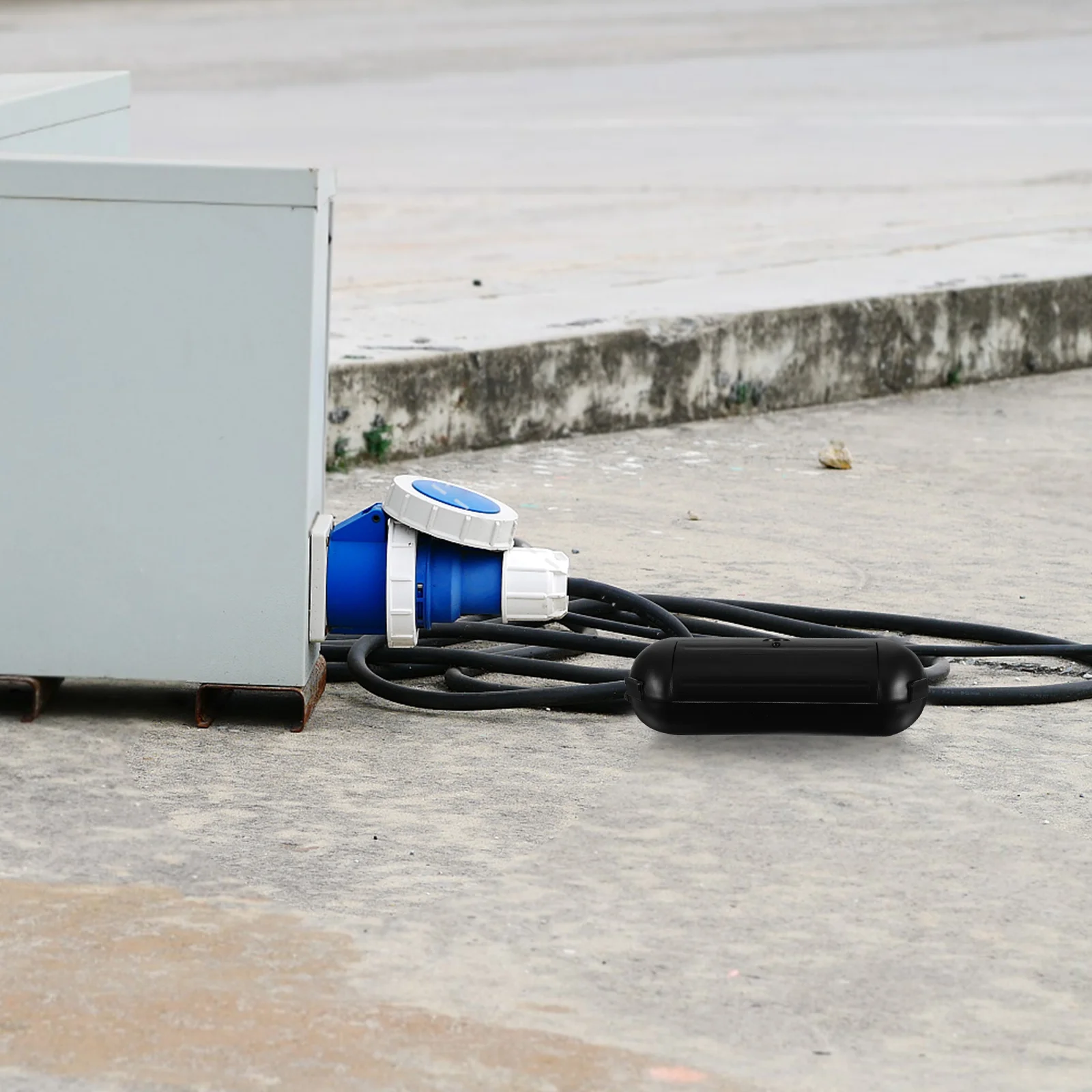 Sicherheitsanschlusskasten, Steckerschutz für den Außenbereich, wasserdichte Verlängerungskabel-Anschlussabdeckung, schützend für Steckdosen, Drahtanschlüsse