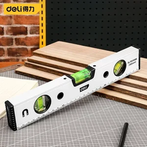 Spirit Magnetic Torpedo Level Tool, 3 vials, aluminum, shockproof bubble, high visibility, durable measuring led 12 Main Bubble Level Sales - №3