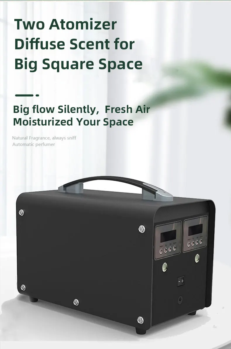 

OEM Factory Metal Waterless Electric Eco-Friendly Large Capacity App-Controlled Commercial Essential Oil Aroma Diffuser 1 Year