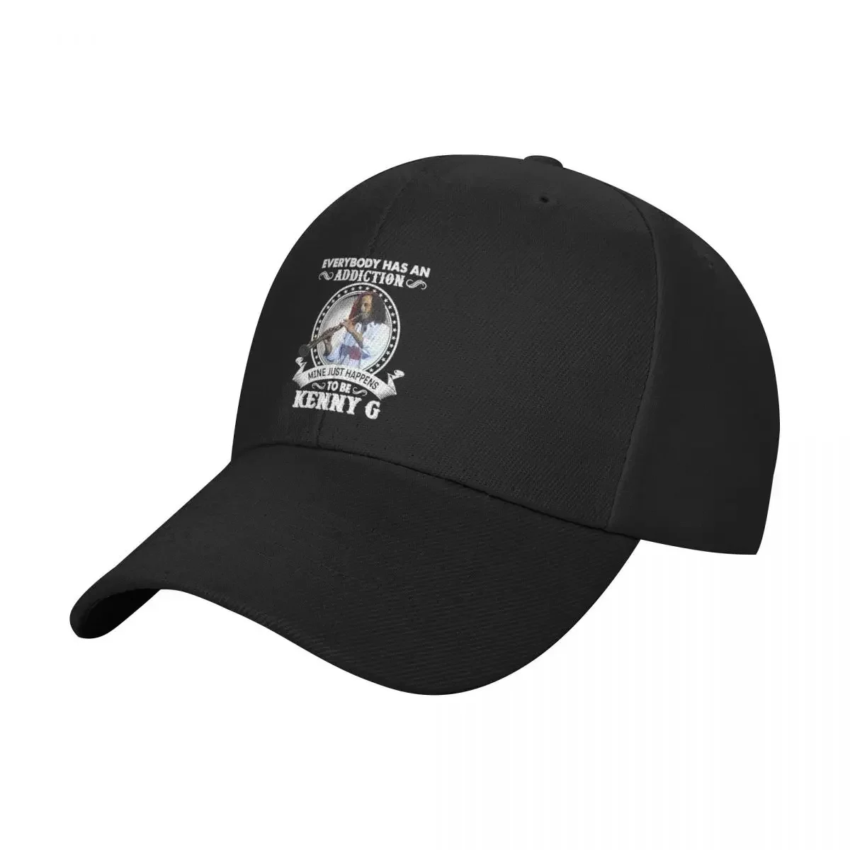 

Mens Womens Everybody Has An Addiction Mine Just Happens To Be Kenny G Baseball Cap Streetwear Ball Cap Caps For Men Women's