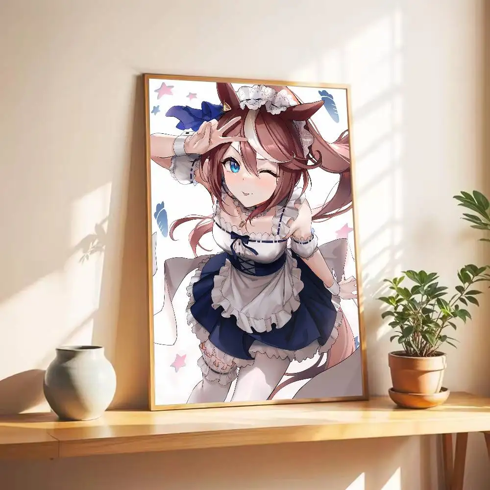 شعبية الساخن أوما موسومي جميلة ديربي أنيمي الألعاب المشارك لغرفة المعيشة قماش اللوحة طباعة المشارك الفن ديكور جدران المنزل هدية