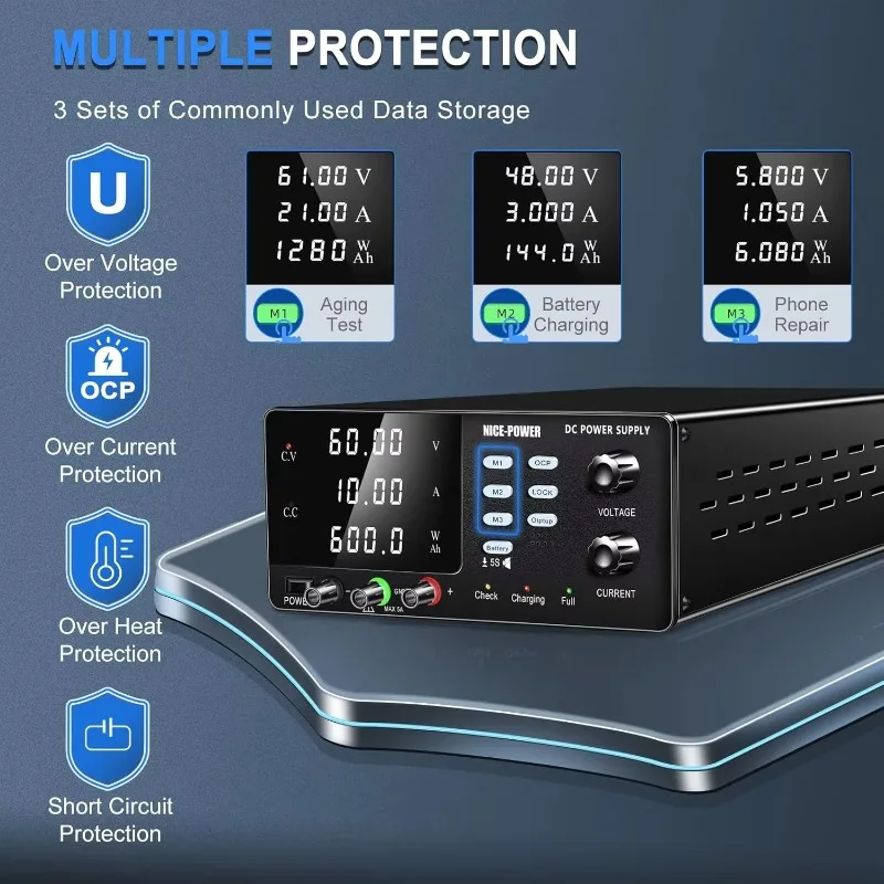 60 فولت 10a 600 واط R-SPS6010C تيار مستمر إمدادات الطاقة لإصلاح الهاتف المحمول في الصين متغير جديد OCP قابل للتعديل 12 فولت 36 فولت تيار مستمر امدادات الطاقة