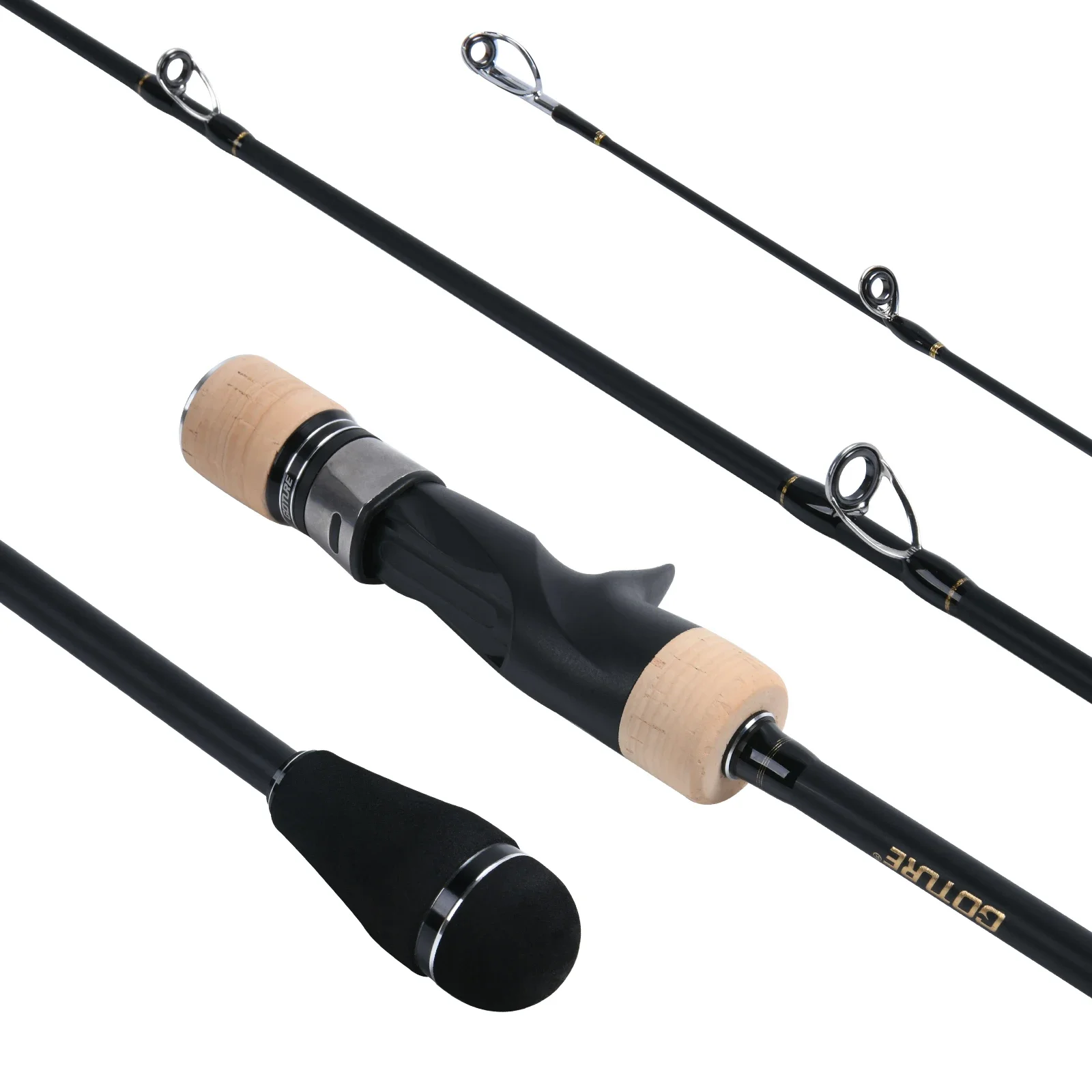 Goture Pollux II Fuji & KW Guide Ring Slow Jigging Rod M/MH 6.3ft Jig Weight 150-260g Max 8kgs Spinning Casting Boat Rods 1.89M