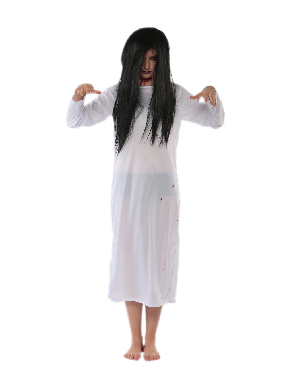 F1717 Adult Fancy Ghost Costumes Japanese Scary Movie Halloween Ghost Costume for Women