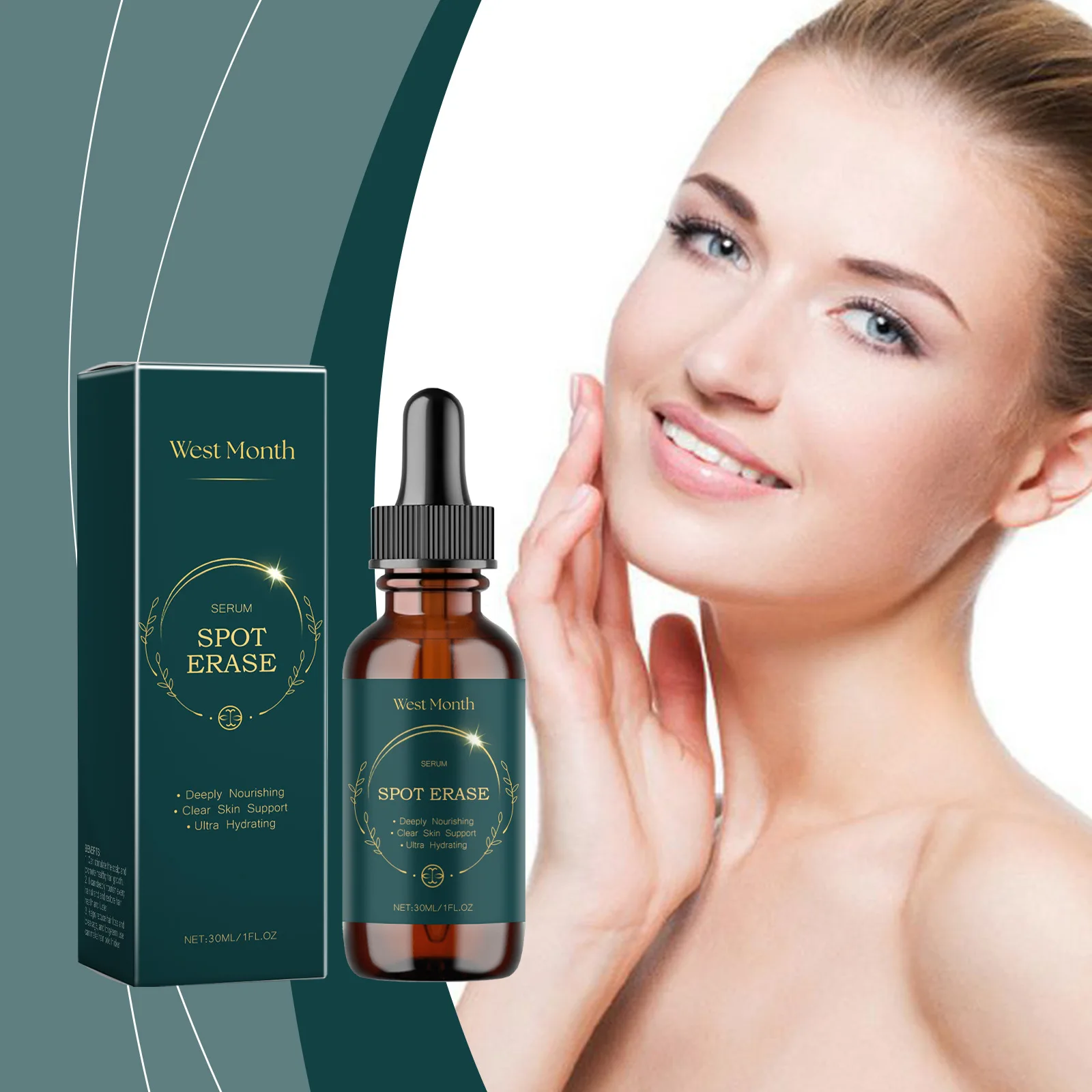 

Soothing Face Serum with Aloe Vera Extract for Improved Elasticity Reduced Fine Lines Oil Control Lighten Stains and Dullness