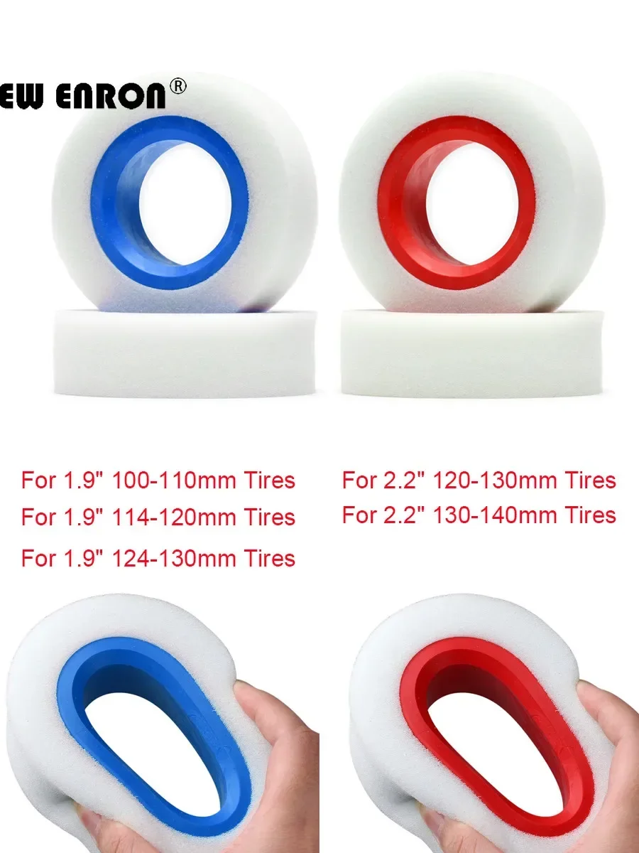 ENrepository-Oligfor Stage Foam pour touristes, Pneus RC 1.9 en effet, 100-110mm, 2.2 ", 130-140mm, 1/10 Inoler, TRtage SCX10, Wraith Axial D90, Redcat Gen8, Nouveau