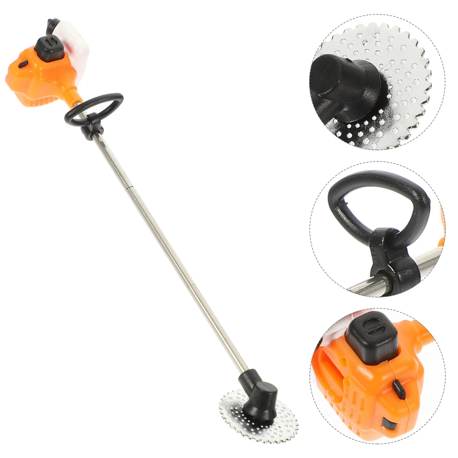 Simulation Lawn Mower Miniature PVC House Accessories Toy Small Size Model Prop Storage