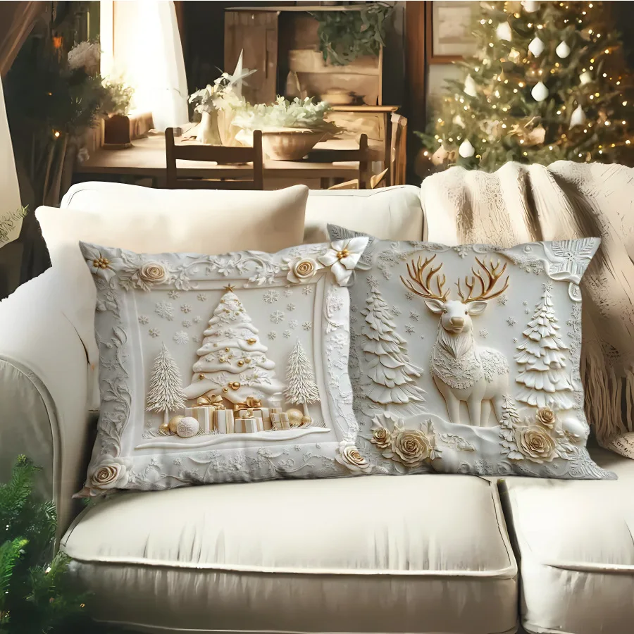 Christmas Cushion Covers Sofa Cushions Bed Head Cushions Cover pillow case 1PC 45*45cm