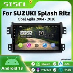 For OPEL Agila SUZUKI Splash Ritz 2008-2014 Android Car Radio Multimedia Player GPS Navigation Carplay Touch Screen Auto Stereo