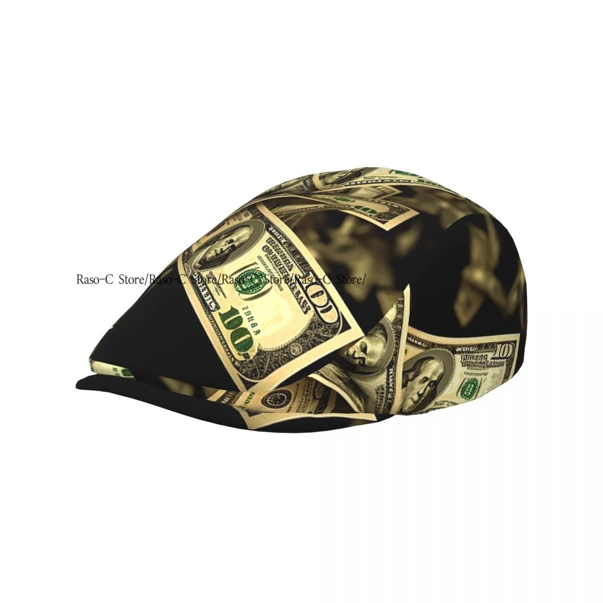 Spring Summer Adult Flat Cap Dollar Sign Money Unisex Newsboy Ivy Cap Light Thin Forward Beret Outdoor Hat