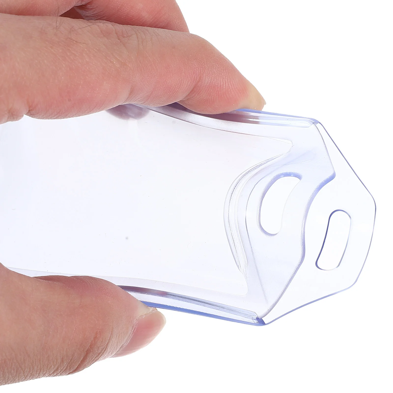 10 stuks waterdichte identiteitskaarthouder doorzichtig PVC badge hoes bagagelabels naamlabel reisbenodigdheden kofferidentificatietas