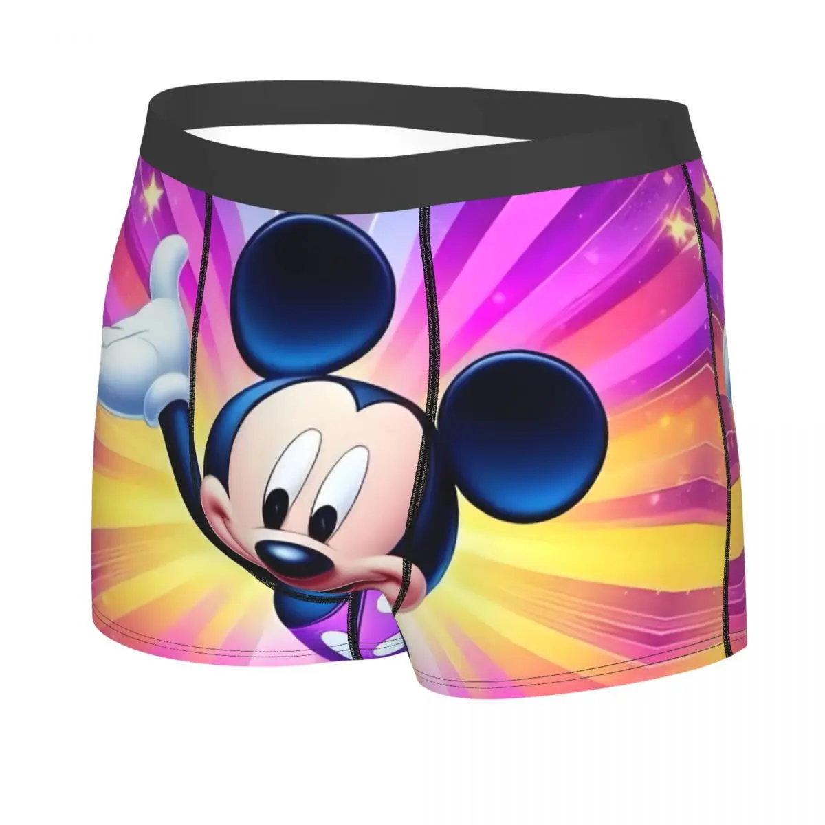 مخصص ميكي ماوس سراويل بوكسر أوم ثلاثية الأبعاد طباعة موضة الكرتون لطيف طباعة الرسوم المتحركة سراويل داخلية ملخصات تمتد السروال