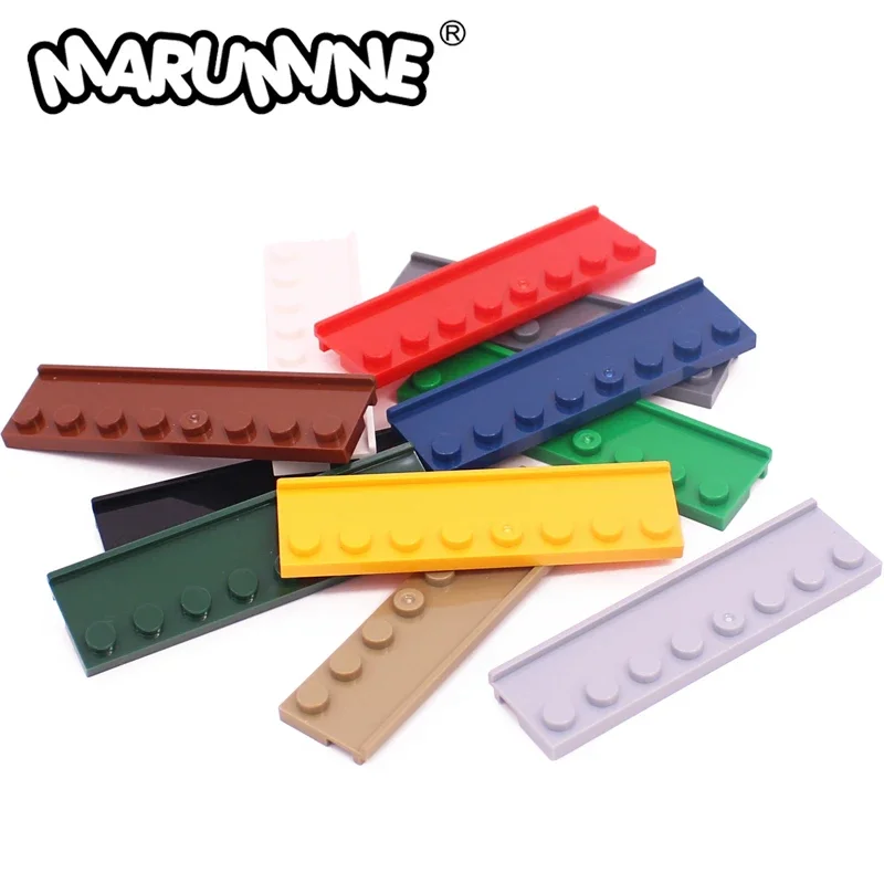 

MARUMINE 20PCS 30586 Blocks Accessories Bricks 8x2 with Slotted Door Track Technology Building Part MOC Toys DIY Christmas Gift