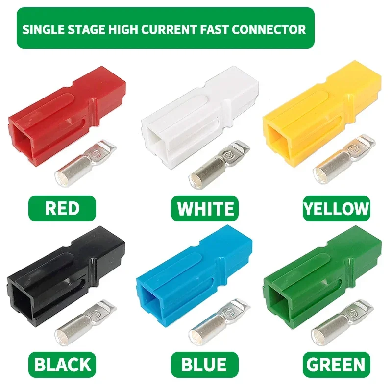 10/20/100Pcs Single Power Pole Anderson Plug 30a/75a/120a/180a  Battery Connector Modular Power Connector Power Wire Connectors