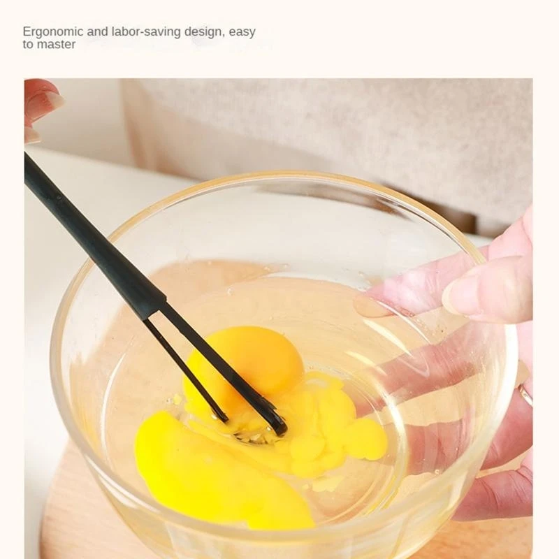 Whisk And Teaspoon Whisk Plastic Multifunctional Small Hand Beater Kitchen Utensil Baking Tools high quality