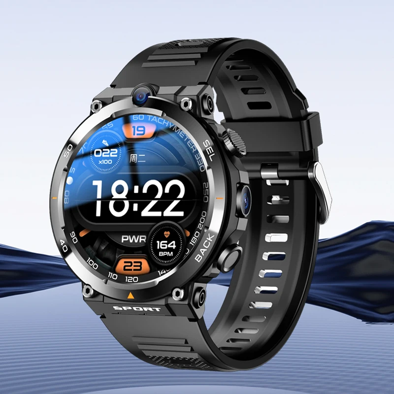 2024 Round 4G Net Smart Watch Men Android 8.1 Smartwatch Phone 900 mAh 5MP Camera GPS Wifi SIM Card Heartrate Adult APP Download