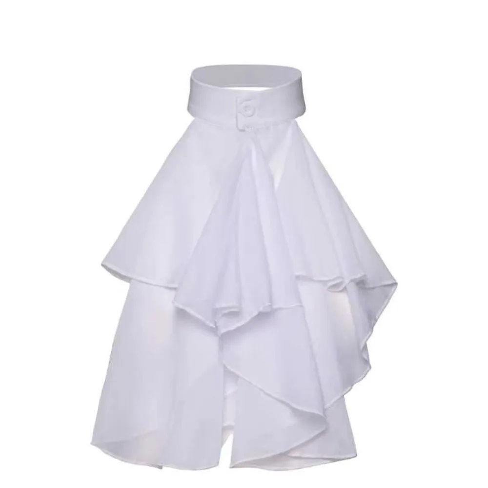 Elegante colletto in pizzo staccabile Colletto finto stile medievale vintage a strati Elegante collare rinascimentale Cosplay