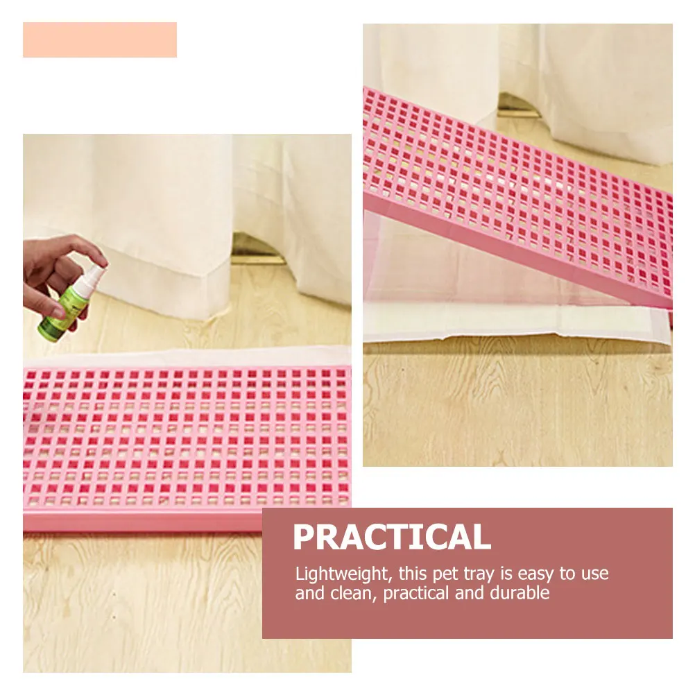 

Large Dog Potty Cage Litter Tray Indoor Mat Pet Training The Fence Animal Bottom Pp Raw Material Grass Pad Baby Puppy