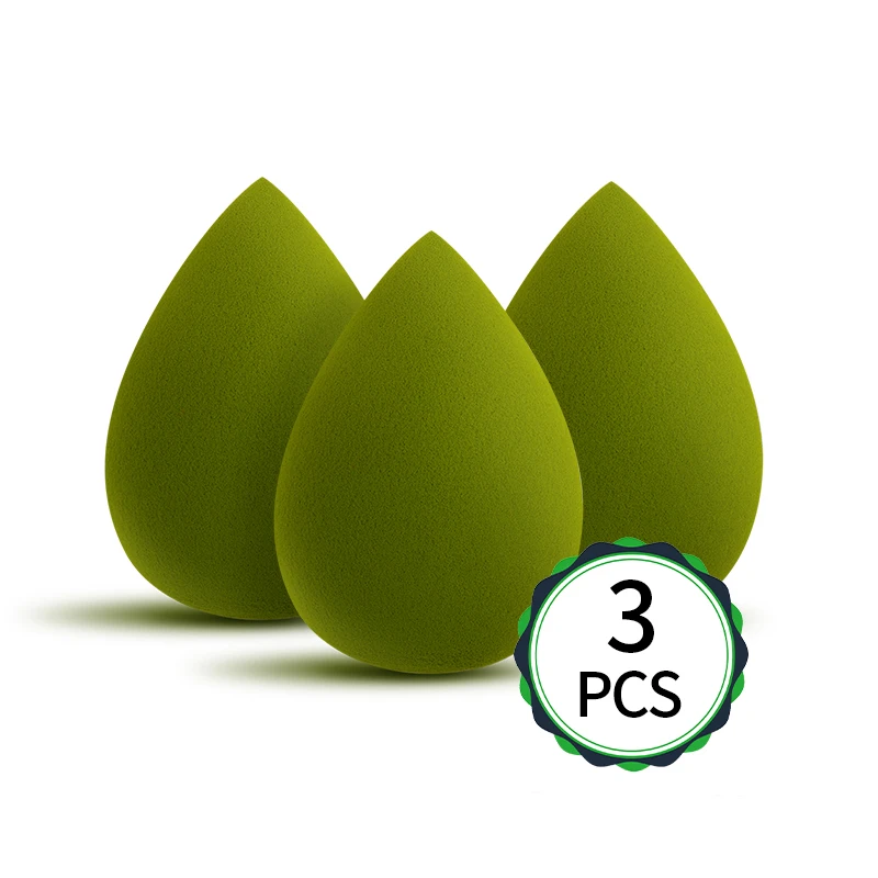 Éponge de maquillage bouffante cosmétique professionnelle pour fond de teint, crème anti-cernes, maquillage de beauté, ombres à paupières d'eau douce