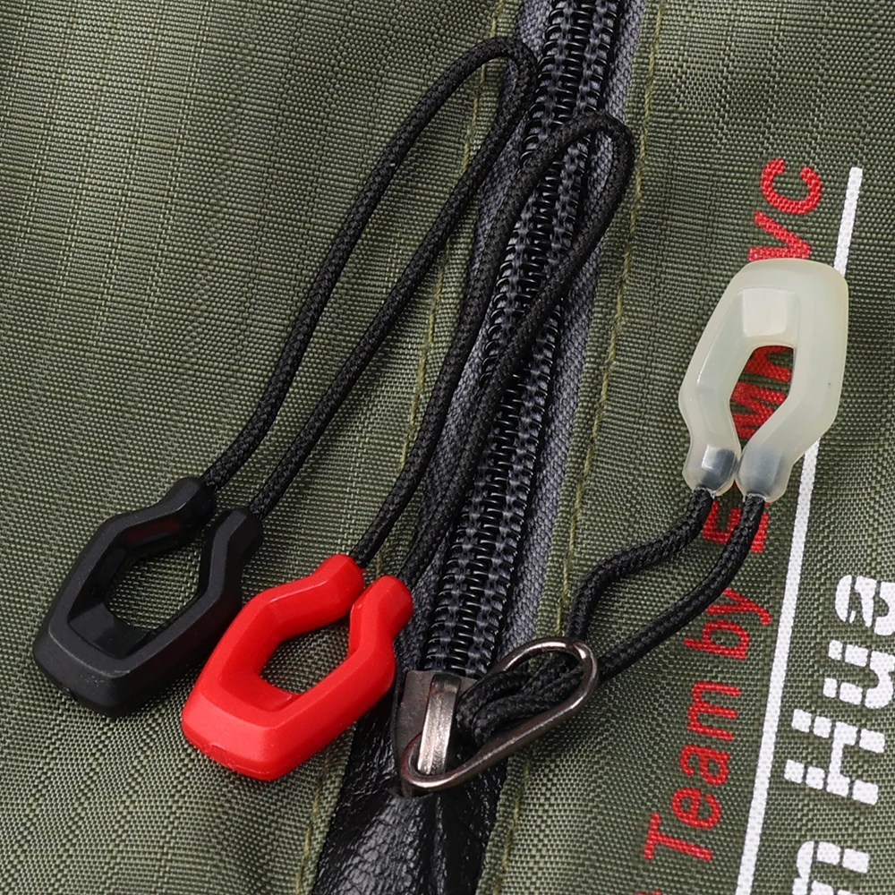 Luminous Zipper Pullers Convenient Zippers Extension Knapsack Jacket Tent Zipper Pull Slider Head Tool Luggage Accessories