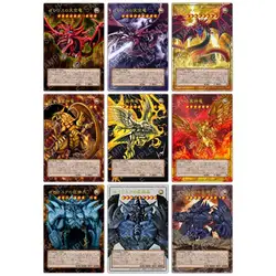 Yu-Gi-Oh Flash Card dio egiziano 15Th pittura diversa fai da te Qcser 25Th Anniversary impronta Action Toy Figures collezione di giochi