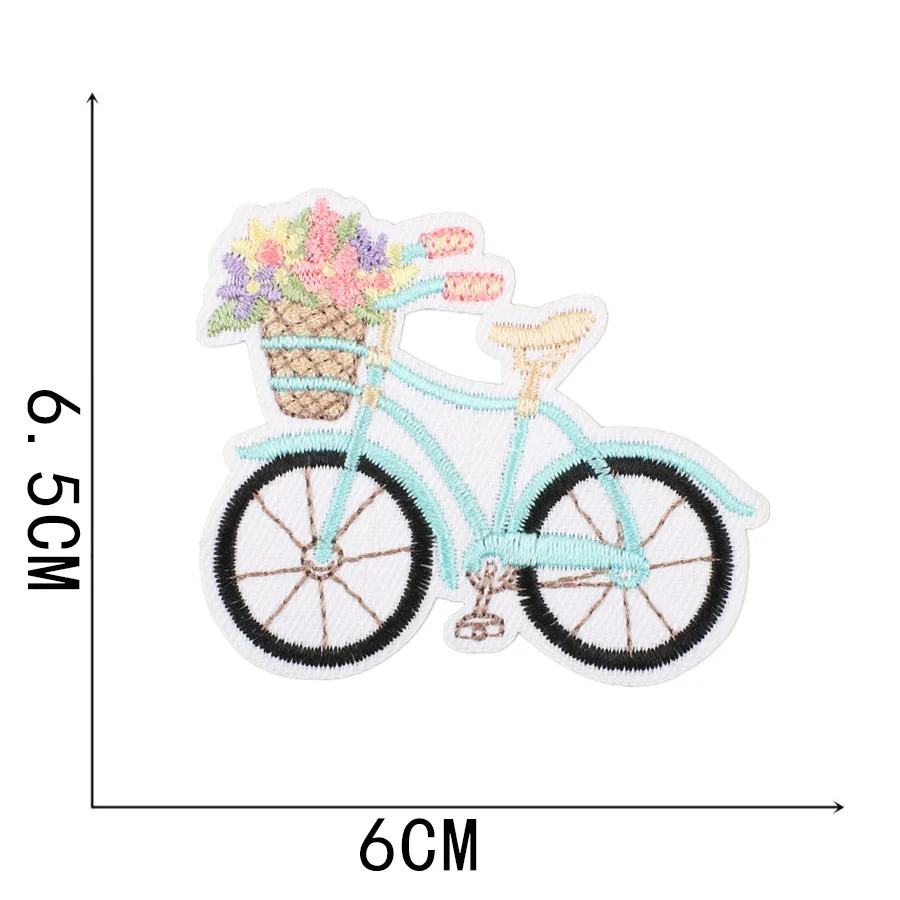 Cute Sunshine Wave Cloth Patch Ironing Practical Rainbow Computer Embroidery Label Clothing Decoration Car Stamp Patch