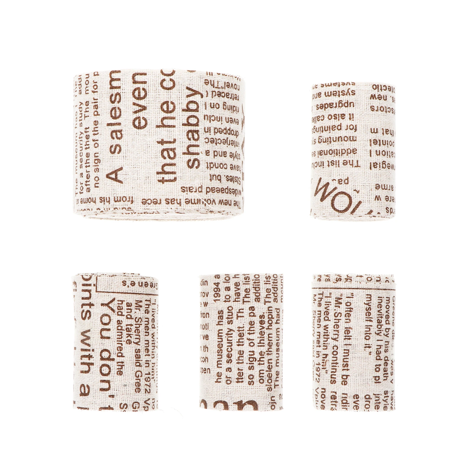 

5pcs 5 Rolls Burlap Natural Jute Craft Ribbon For Gift Wrapping Diy Decoration Linen Wire Ribbon Roll Packaging Accessories