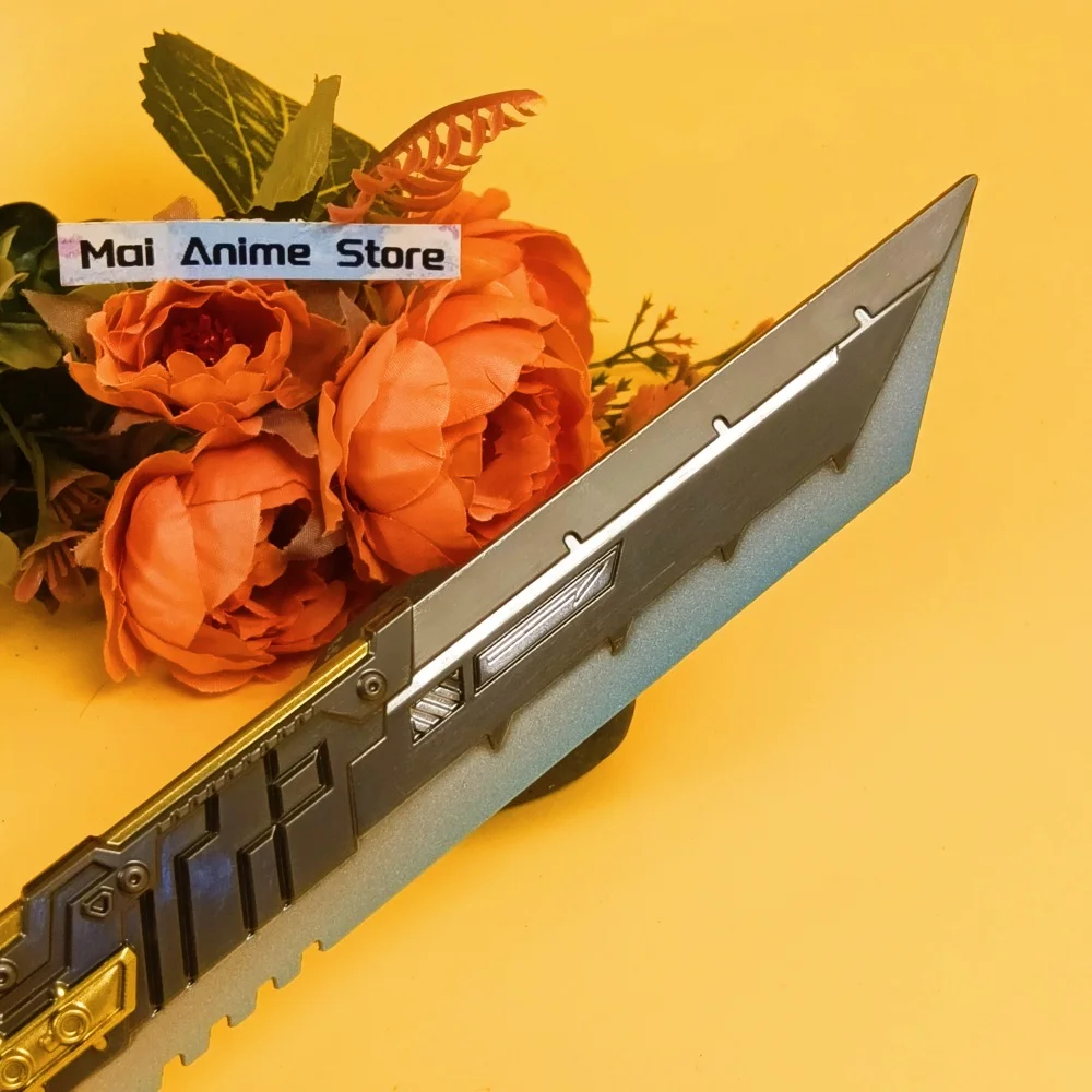 8.6인치 메탈 파이널 판타지 카타나 진짜 일본 카타나 블레이드 듀란달 검 오리지널 사무라이 애니메이션 닌자 나이프 무딘 장난감 선물