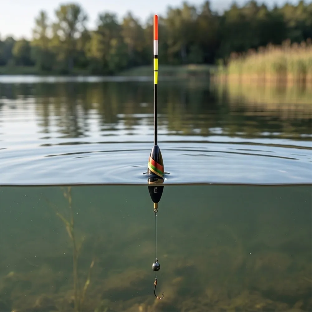 For Ultra Sensitive Pole Fishing Float Balsa Wood Construction Quick Detection Tail 10pcs Set 21cm 22.5cm 23cm 23.5cm