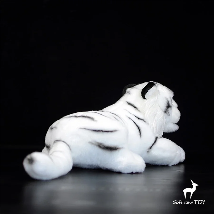 White Tiger High Fidelity Anime Cute Plushie Bengal Tiger Plush Toys Lifelike Animals Simulation Stuffed Doll Kawai Toy Gifts