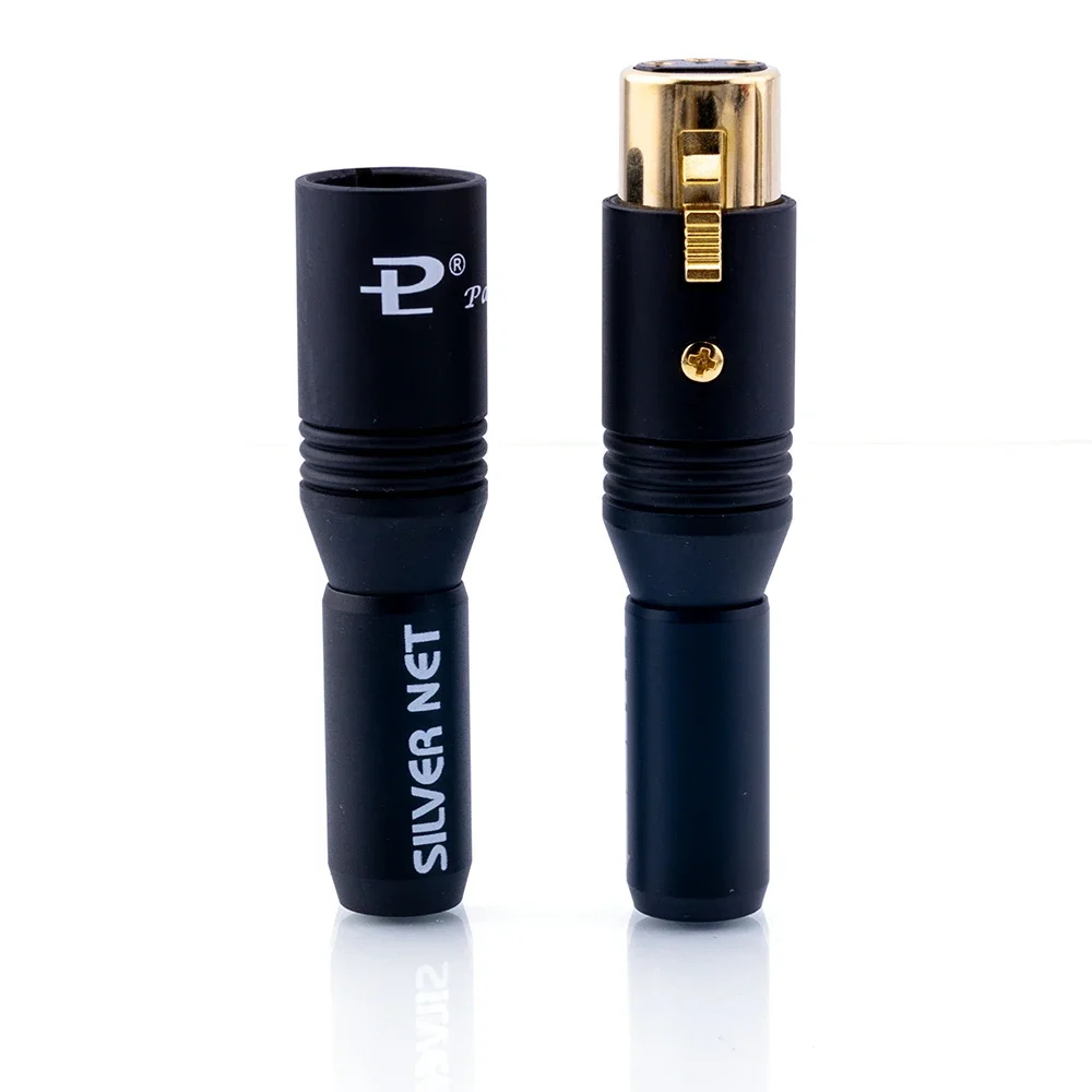 Gold-plated XLR To XRL Connector 3 Pin Female or Male Balance Plug 6-10mm HiFi Audio XLR Balanced Cable Plug Connector