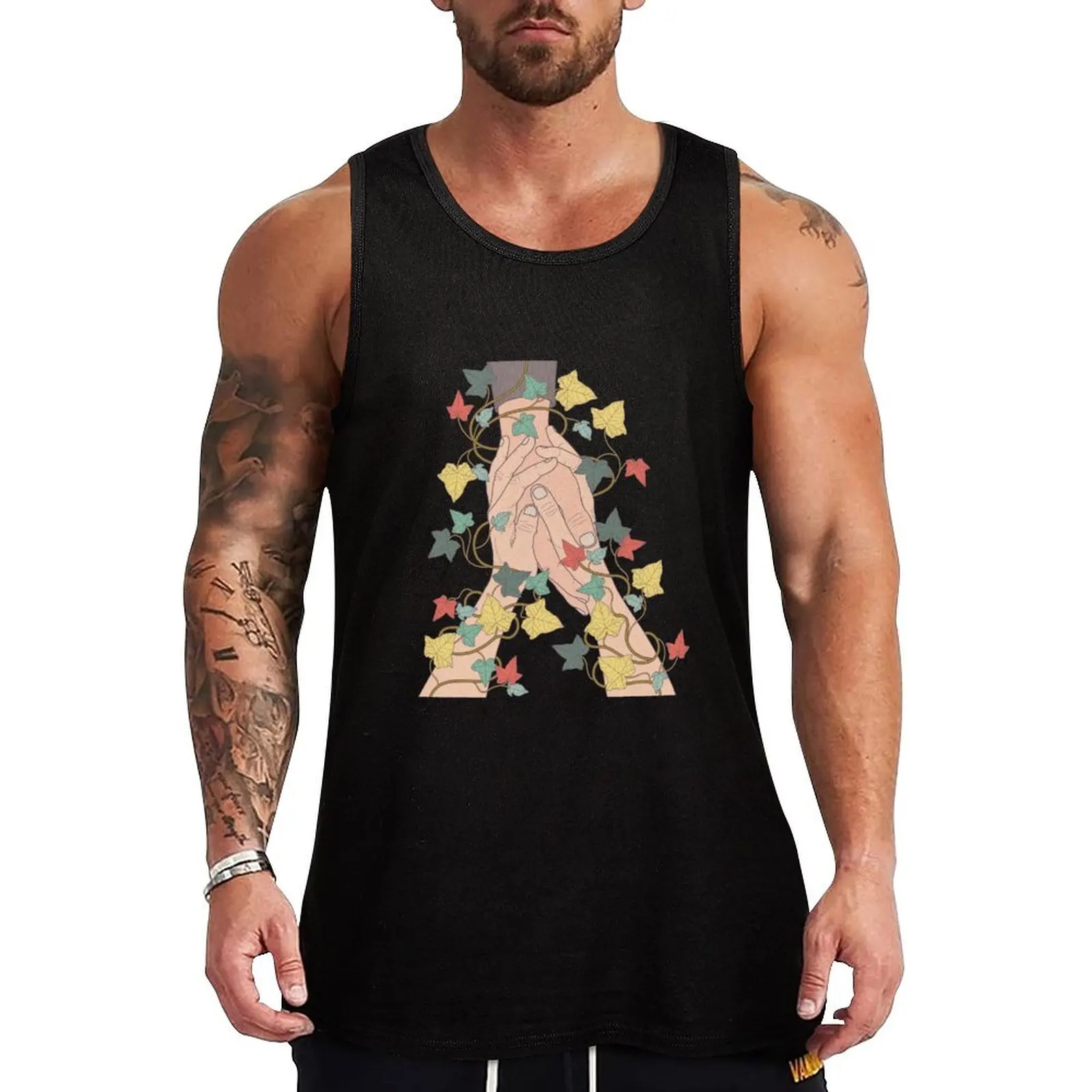 

Pay attention Tank Top t-shirt gym man Men's t-shirts sports clothes for men